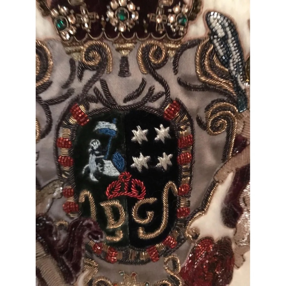 Dolce Gabbana Cashmere Embellished Turtleneck L - Picture 4 of 6